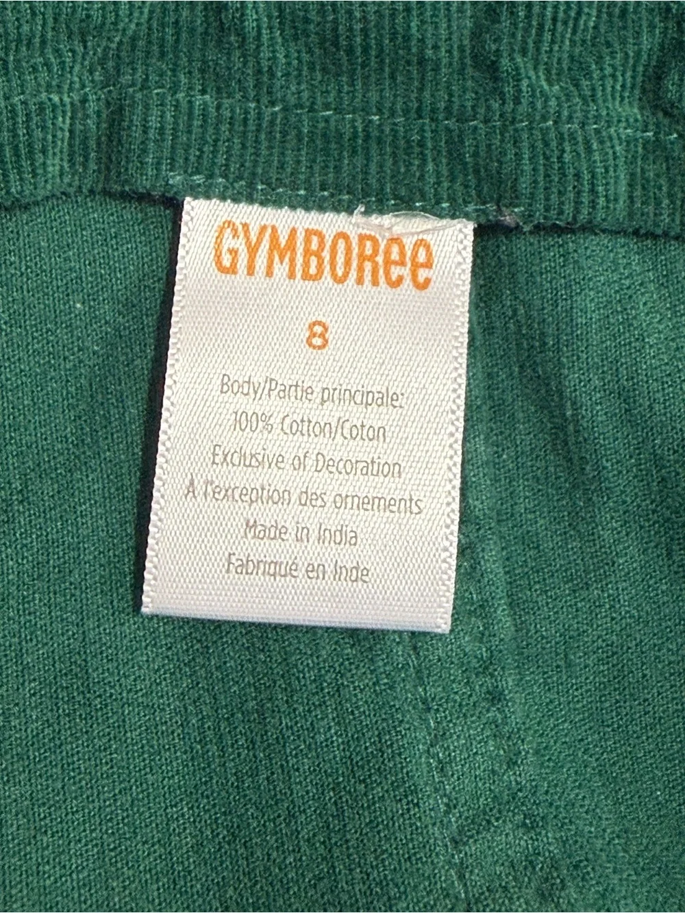 Gymboree Girls Green Corduroy Reindeer Jumper Dress Size 8 Christmas Holiday